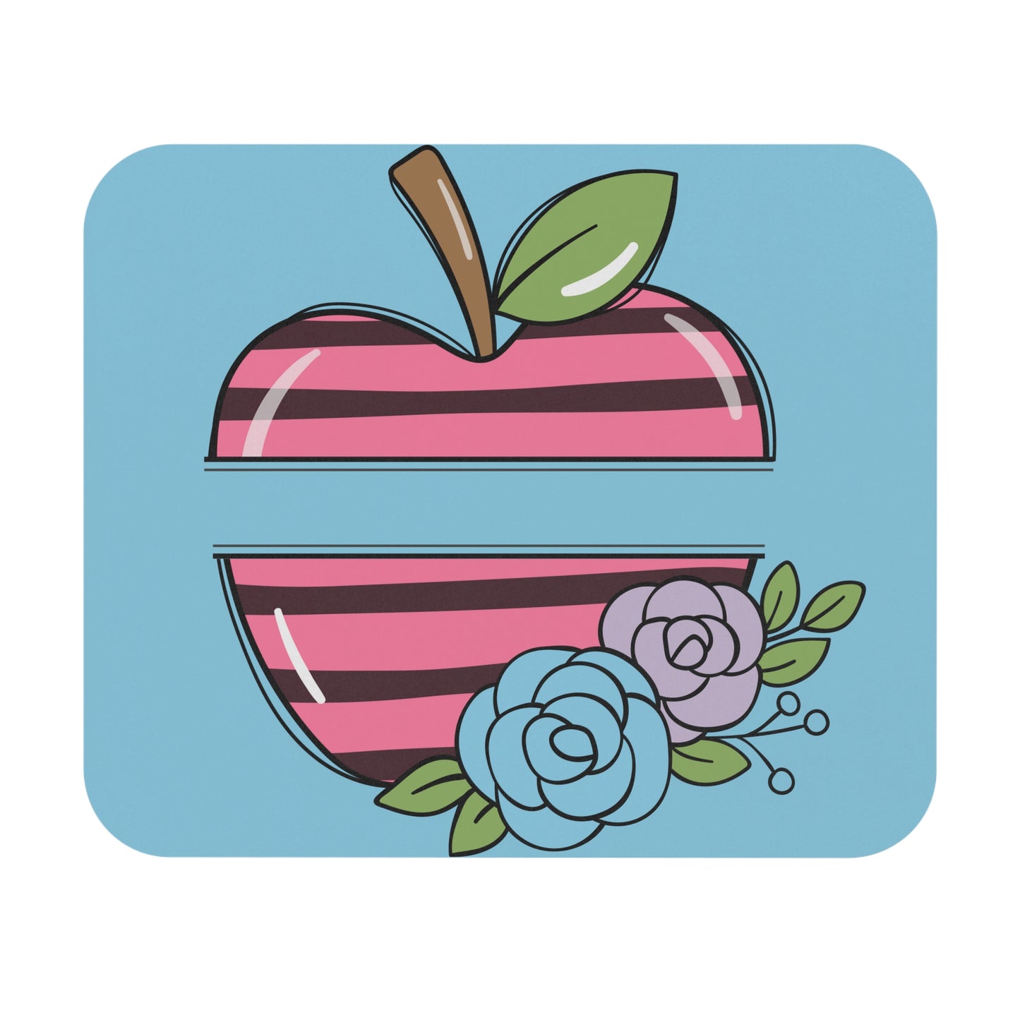 Personalized Apple Mouse Pad (Rectangle)