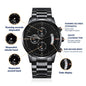 Black Chronograph Watch- Lifetime of cherished moments