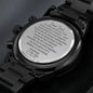 Black Chronograph Watch- Lifetime of cherished moments