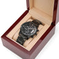 Black Chronograph Watch- Lifetime of cherished moments