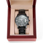 Black Chronograph Watch- Lifetime of cherished moments