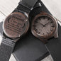 To My Husband- Engraved Wooden Watch