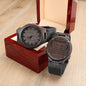 To My Husband- Engraved Wooden Watch