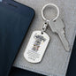 Graduation Dog Tag- Swivel Keychain