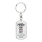 Graduation Dog Tag- Swivel Keychain