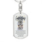 Graduation Dog Tag- Swivel Keychain