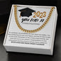 Graduation- Cuban Link Chain
