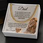 To my dad- Cuban link chain