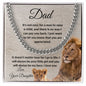 To my dad- Cuban link chain