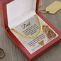 To my dad- Cuban link chain