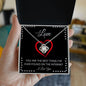 To My Love- Love Knot Necklace