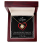 To My Love- Love Knot Necklace