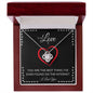 To My Love- Love Knot Necklace