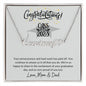 Graduation- Class of 2023- Heart Name Necklace