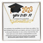 Graduation- Heart Name Necklace