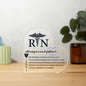 Acrylic Nursing Plaque