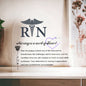 Acrylic Nursing Plaque