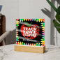 Personalized Teach Love Inspire Plaque