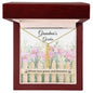 Personalized Vertical Name Necklace - Garden Card