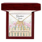 Personalized Vertical Name Necklace - Garden Card