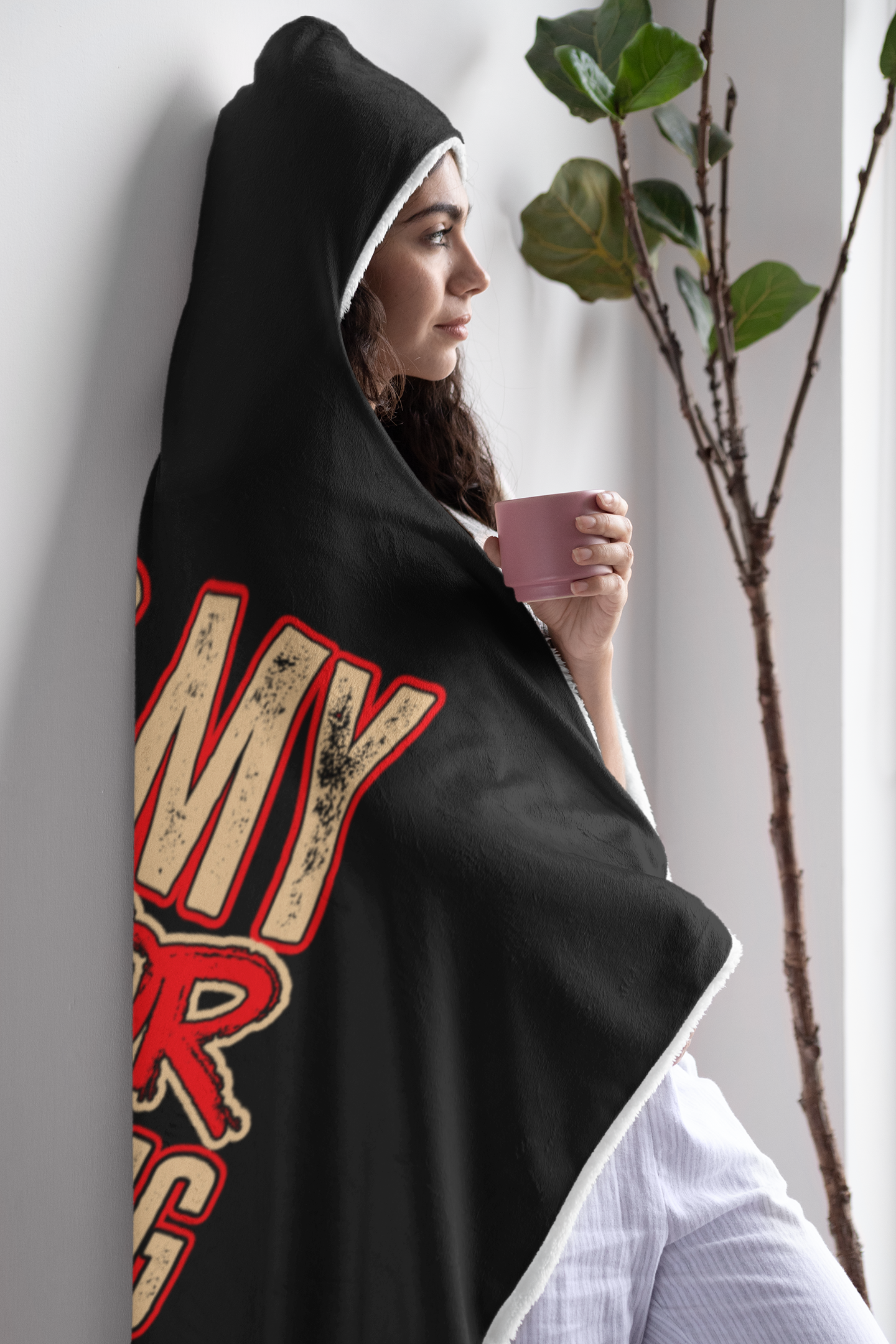 Horror Movie Fleece Hooded Blankets Oversized