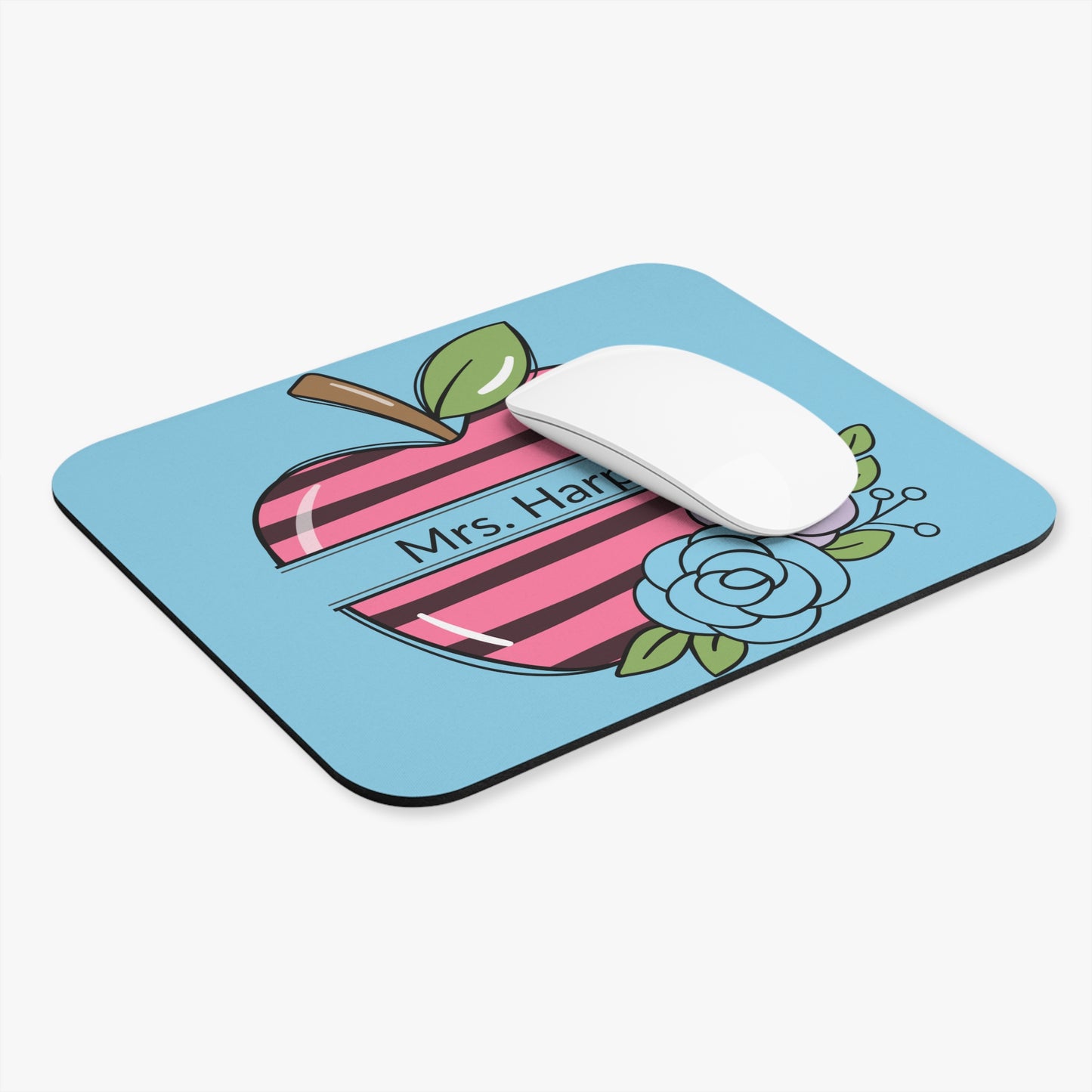 Personalized Apple Mouse Pad (Rectangle)