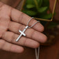 Faith Stainless Cross w/ Ball Chain