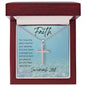 Faith Stainless Cross w/ Ball Chain