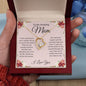 To My Amazing Mom (Heart Pendant)