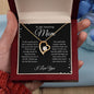 To My Amazing Mom- Forever Love Necklace (Black Bckgrd)