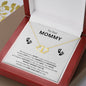 To Our Mommy( Expectant Mom-multiples) Solid 10K Gold Pendant