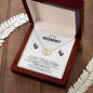 To Our Mommy( Expectant Mom-multiples) Solid 10K Gold Pendant