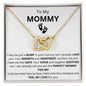 To My Mommy (Expectant Mom) Interlocking Hearts