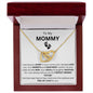 To My Mommy (Expectant Mom) Interlocking Hearts