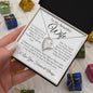 To My Beautiful Wife- Forever Love Necklace