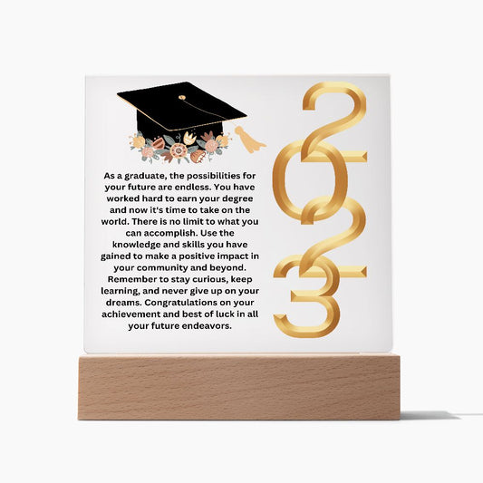 Graduation- Square Acrylic Plaque